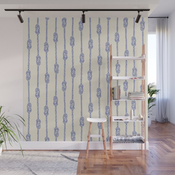 Sailor Knot Stripe Wall Mural Gallery Image 1