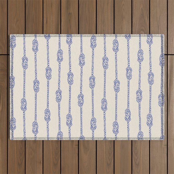 Sailor Knot Stripe Outdoor Rug Gallery Image 1