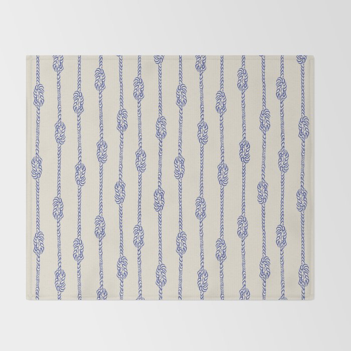 Sailor Knot Stripe Throw Blanket Gallery Image 2
