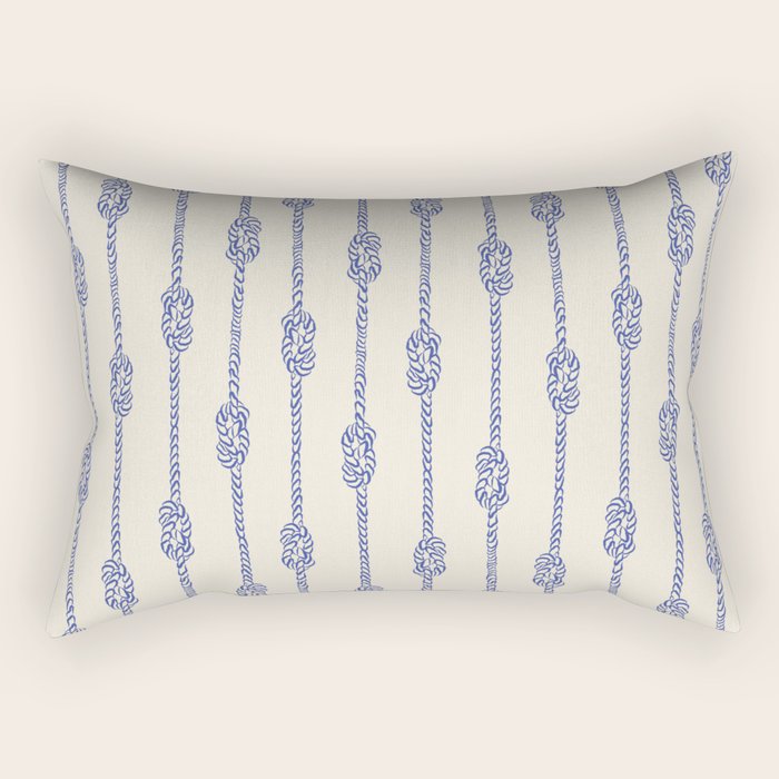 Sailor Knot Stripe Rectangular Pillow Gallery Image 1