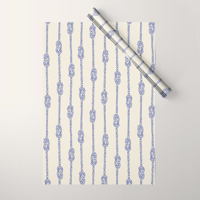 Sailor Knot Stripe Wrapping Paper Gallery Image 1
