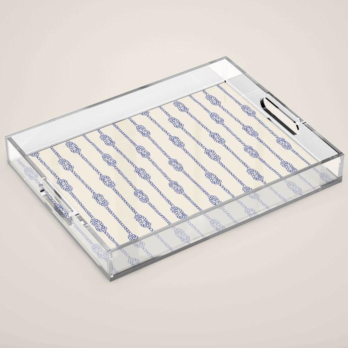 Sailor Knot Stripe Acrylic Tray Gallery Image 1