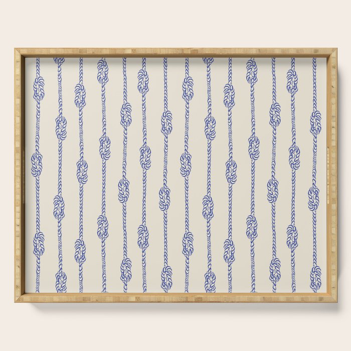 Sailor Knot Stripe Serving Tray Gallery Image 1