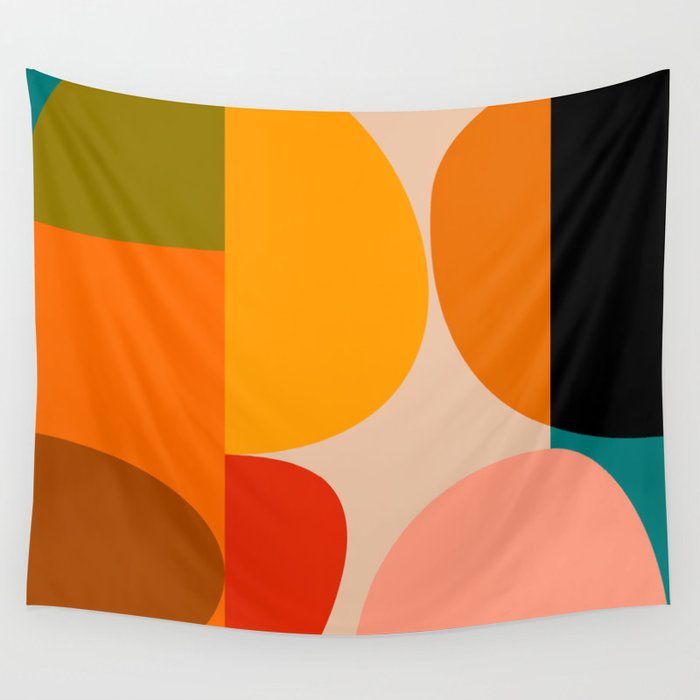 Bauhaus, geometric abstraction 4 Wall Tapestry Gallery Image 4