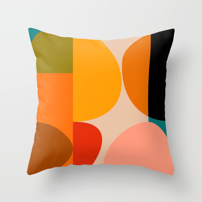 Bauhaus, geometric abstraction 4 Throw Pillow Gallery Image 6