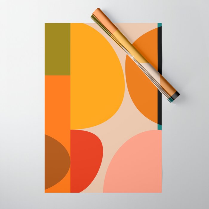 Bauhaus, geometric abstraction 4 Wrapping Paper Gallery Image 1