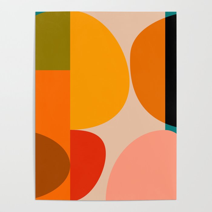 Bauhaus, geometric abstraction 4 Poster Gallery Image 1