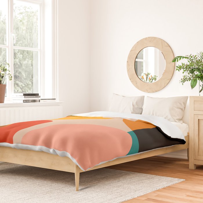 Bauhaus, geometric abstraction 4 Duvet Cover Gallery Image 2