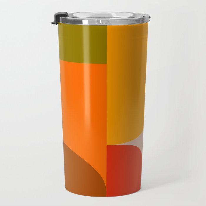 Bauhaus, geometric abstraction 4 Travel Mug Gallery Image 3