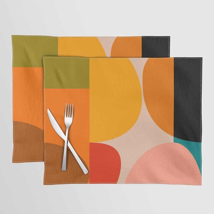 Bauhaus, geometric abstraction 4 Placemat Gallery Image 1
