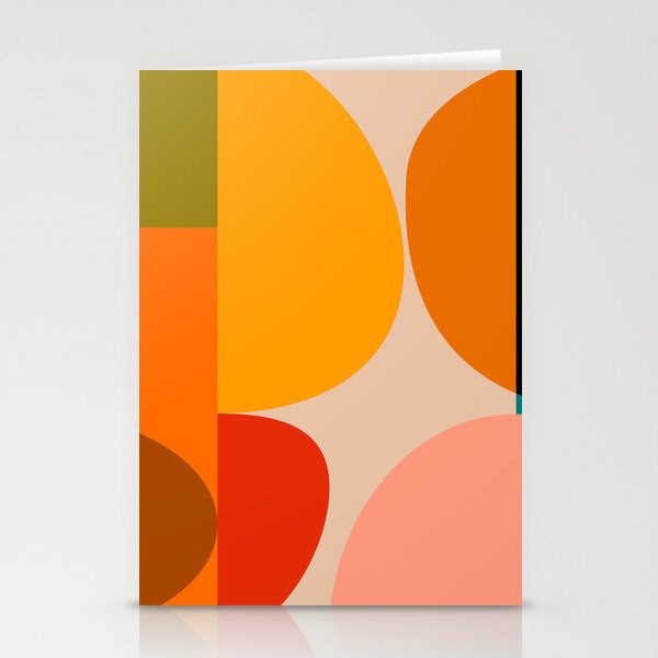 Bauhaus, geometric abstraction 4 Stationery Card Gallery Image 1