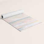 Patience - Pink and Gray Pastel Seascape Yoga Mat Gallery Image 2
