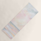 Patience - Pink and Gray Pastel Seascape Yoga Mat Gallery Image 1
