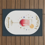 Mimosa Cocktail Zodiac Sign Outdoor Rug Gallery Image 1