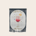 Mimosa Cocktail Zodiac Sign Wall Hanging Gallery Image 1