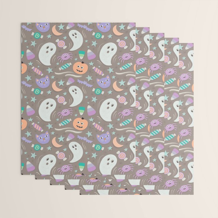 Halloween in Pastels Wrapping Paper Gallery Image 3