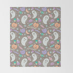 Halloween in Pastels Throw Blanket Gallery Image 2