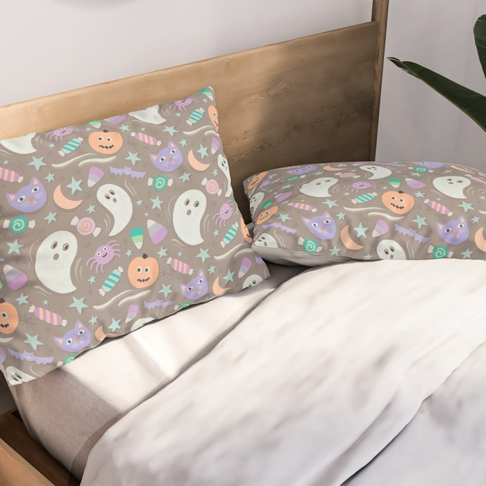 Halloween in Pastels Pillow Sham Gallery Image 2