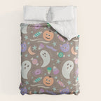 Halloween in Pastels Duvet Cover Gallery Image 6
