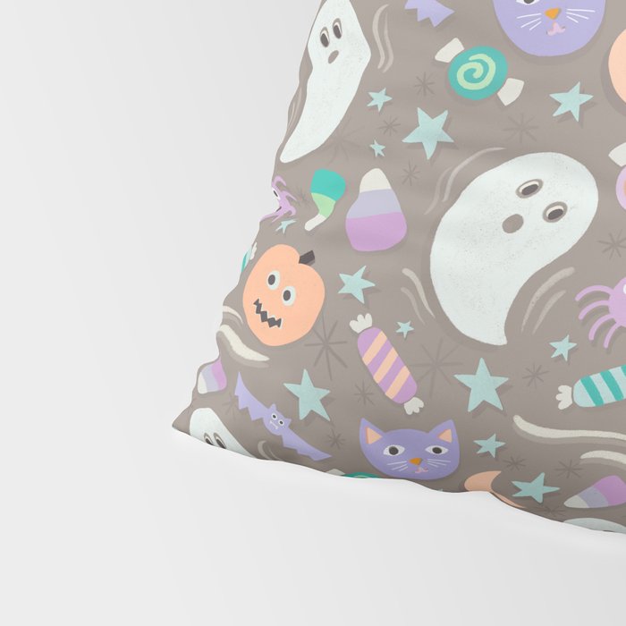Halloween in Pastels Pillow Sham Gallery Image 4