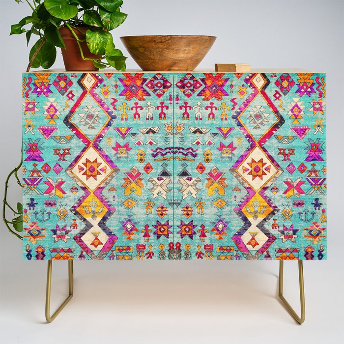 N178 - Antique Oriental Traditional Berber Bohemian Moroccan Style  Credenza Gallery Image 1