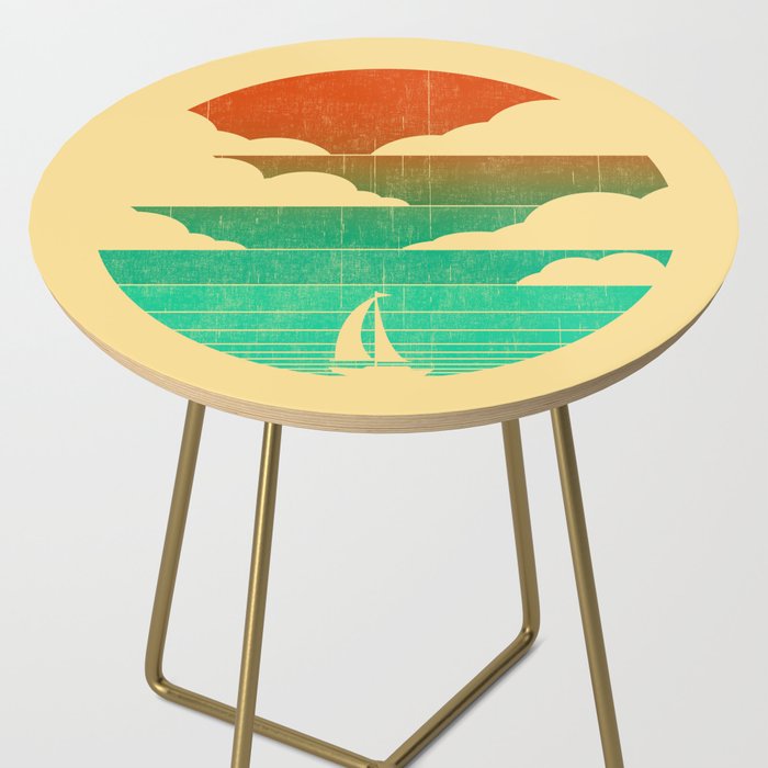 Go West (sail away in my boat) Side Table Gallery Image 2