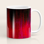 Red and Black Abstract Coffee Mug Gallery Image 1