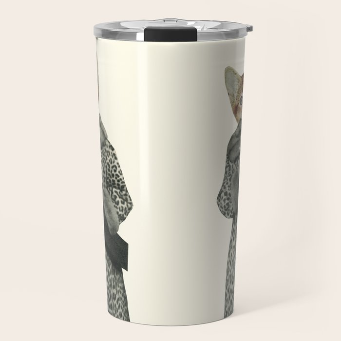 Kitten Dressed as Cat Travel Mug Gallery Image 1