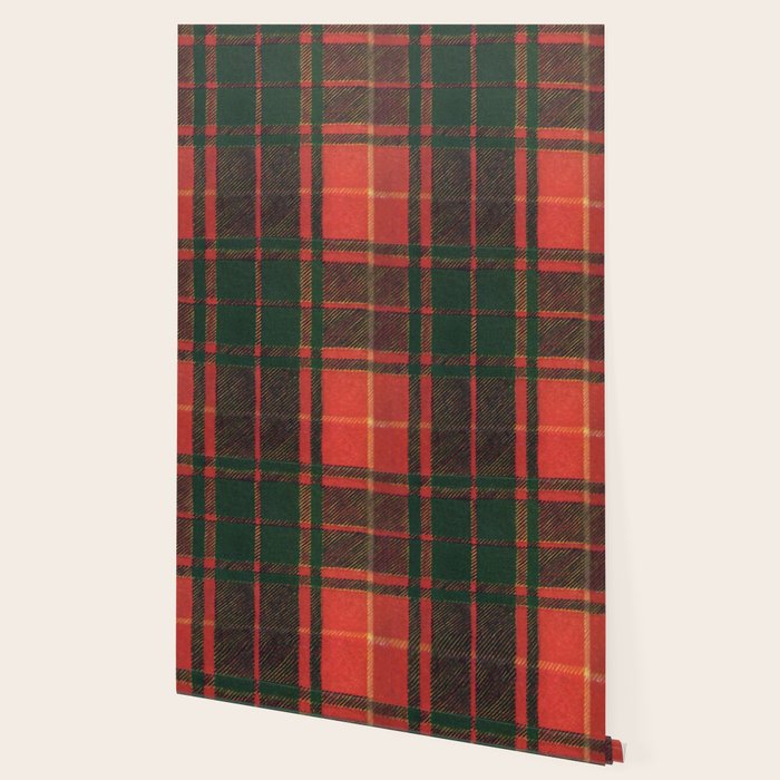 Classic Red Tartan Pattern Wallpaper Gallery Image 2