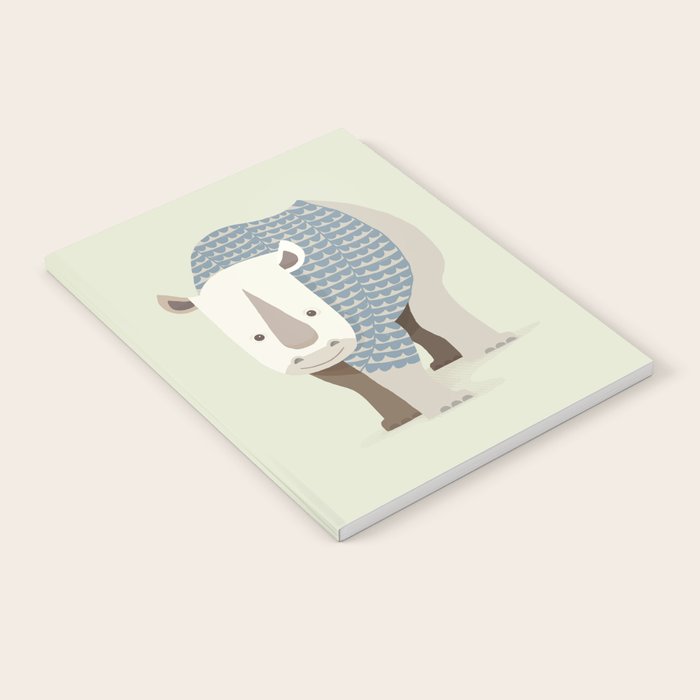 Whimsical Rhinoceros Notebook Gallery Image 2