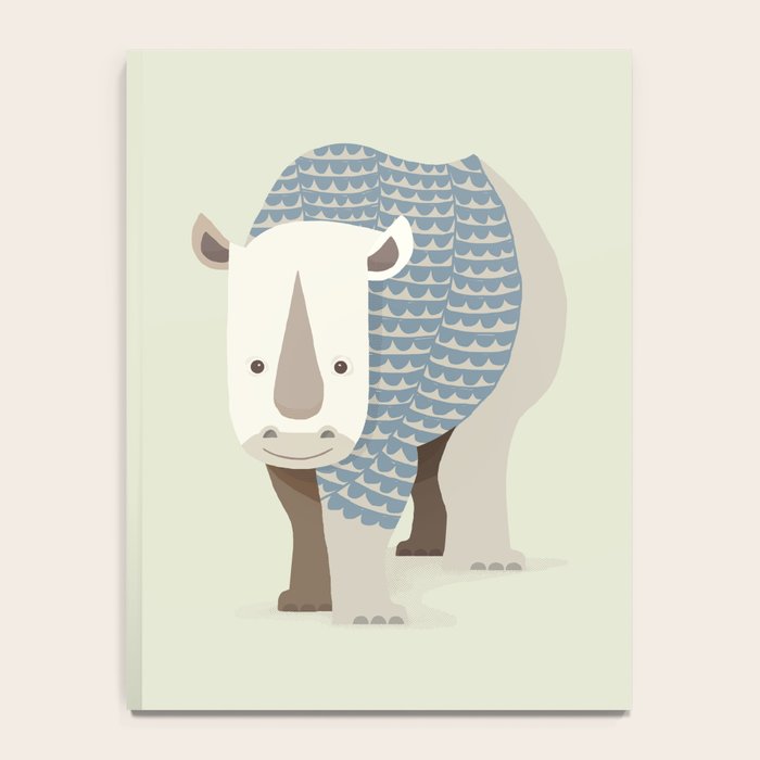 Whimsical Rhinoceros Notebook Gallery Image 4