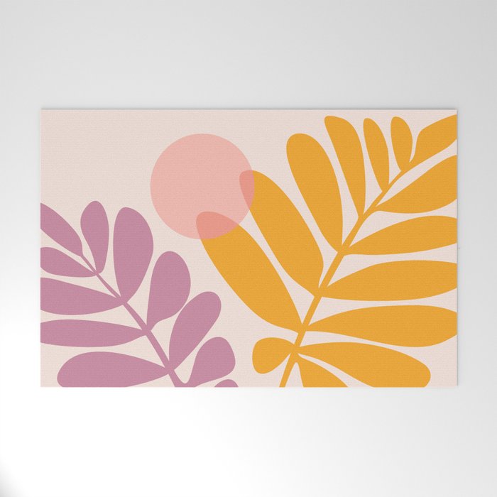 Retro Dancing Garden Welcome Mat Gallery Image 1