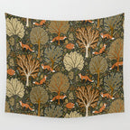 Woodland Fox Wall Tapestry Gallery Image 4