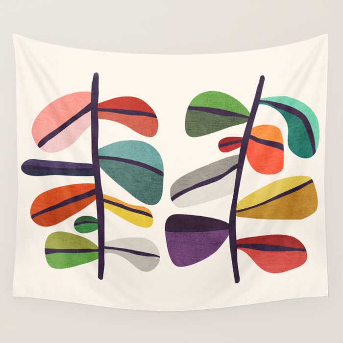 Plant specimens Wall Tapestry Gallery Image 1
