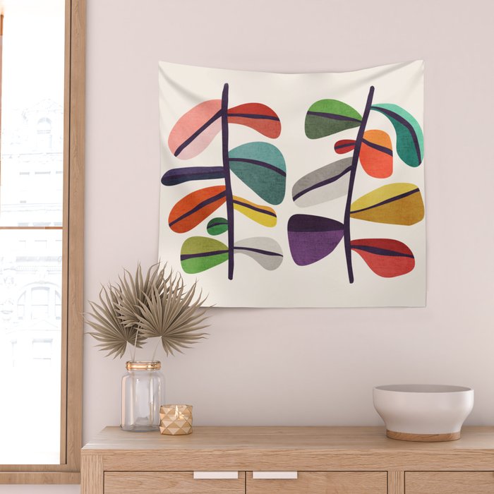 Plant specimens Wall Tapestry Gallery Image 2