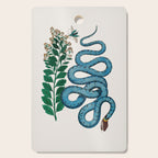 Albertus Seba Snakes Blue Snake  Cutting Board Gallery Image 1