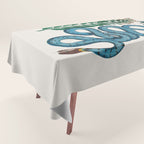 Albertus Seba Snakes Blue Snake  Tablecloth Gallery Image 1
