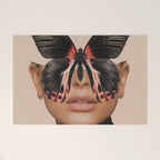 BLACK BUTTERFLY 3 Welcome Mat Gallery Image 1