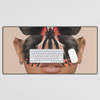 BLACK BUTTERFLY 3 Desk Mat Gallery Image 1