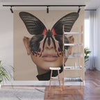 BLACK BUTTERFLY 3 Wall Mural Gallery Image 1