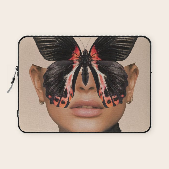 BLACK BUTTERFLY 3 Laptop Sleeve Gallery Image 1