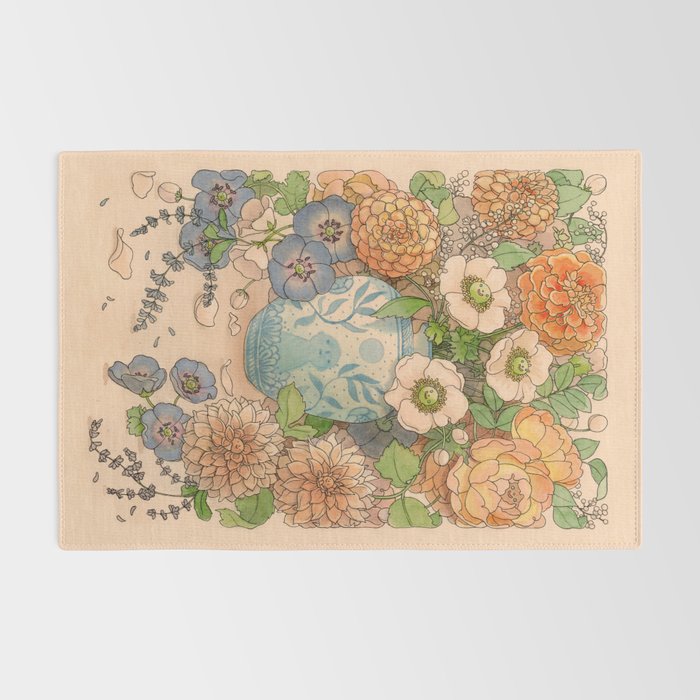 Fall Flowers Rug Gallery Image 2