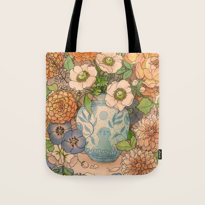 Fall Flowers Tote Bag Gallery Image 1
