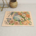 Fall Flowers Rug Gallery Image 1