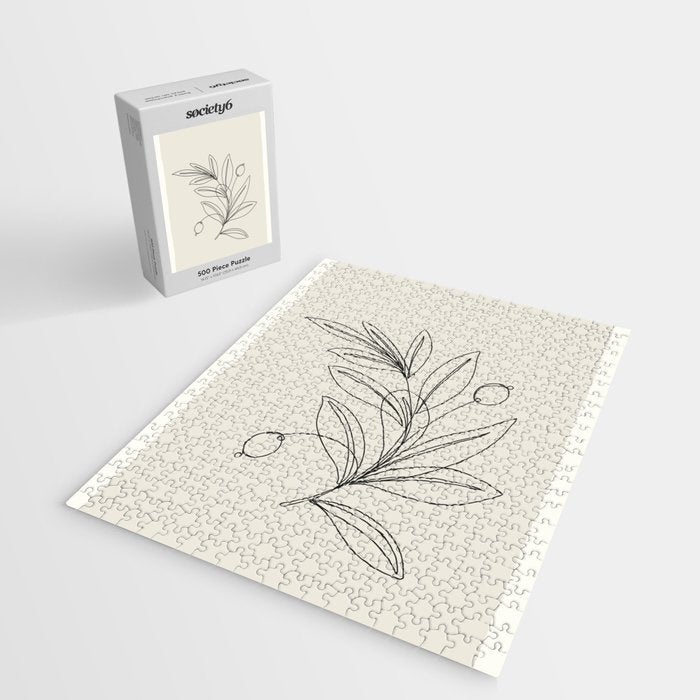 Line Olive Branch Jigsaw Puzzle Gallery Image 2