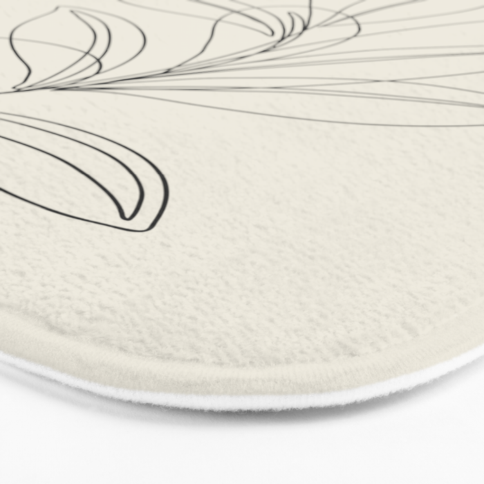 Line Olive Branch Bath Mat Gallery Image 3