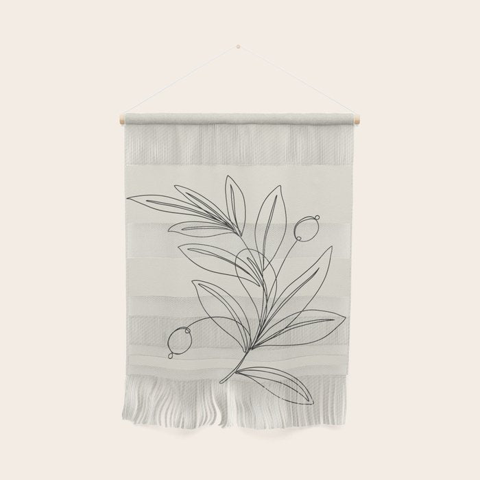 Line Olive Branch Wall Hanging Gallery Image 1