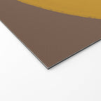 Yellow and Brown Contemporary Shape Welcome Mat Gallery Image 2