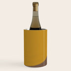 Yellow and Brown Contemporary Shape Wine Chiller Gallery Image 3