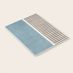 Light Blue Gray Lines Modern Minimal Abstract Artwork Notebook Gallery Image 3